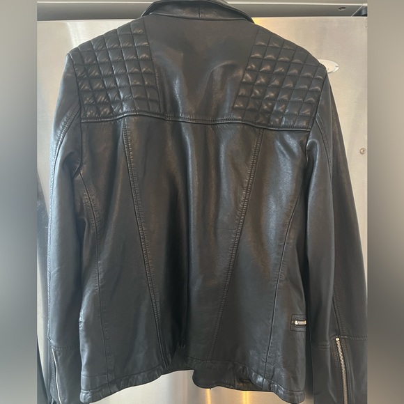 All Saints Leather Biker Jacket - Picture 2 of 2